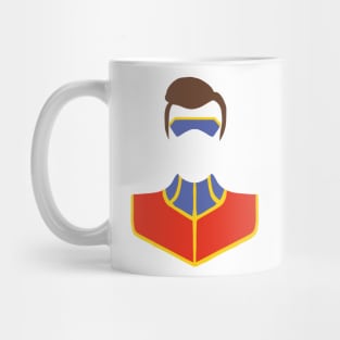 Captain Man Silhouette Mug
